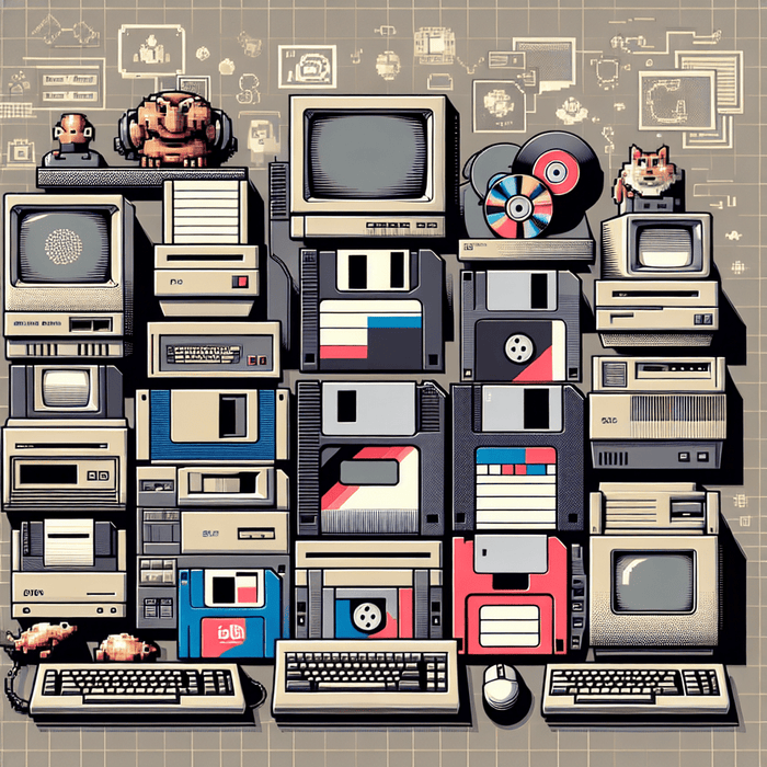 Floppy Disks: The Unsung Heroes of Early IBM PCs in the 1980s - GAMEFORCE.IE