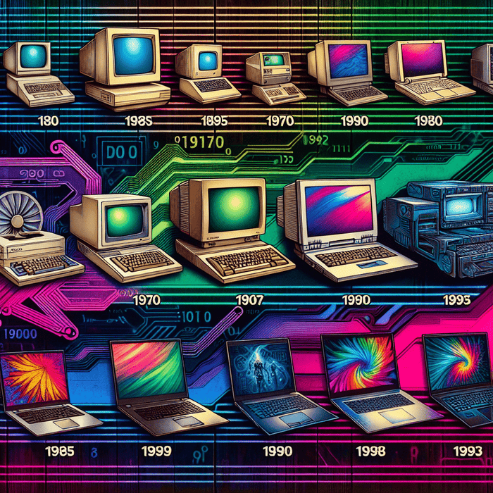 From Clunky Beginnings to Sleek Powerhouses: The Evolution of Laptops - GAMEFORCE.IE