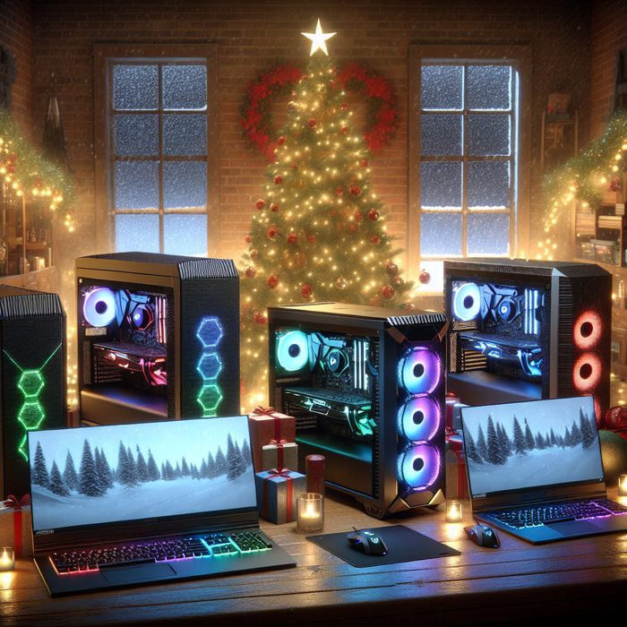 Top Picks for Custom Gaming Desktop PCs and Laptops this Christmas 2024 from Gameforce.ie