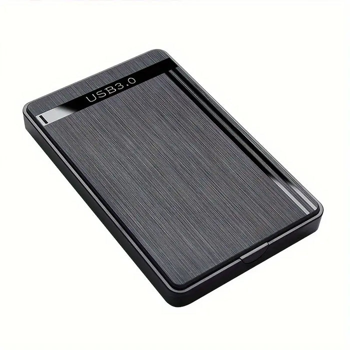 Black Brushed USB3.0 High-speed 2.5-inch Hard Drive Enclosure