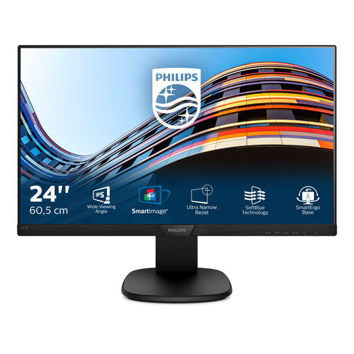 Custom Gaming Desktop PCs - Ireland - GAMEFORCE.IE-  61cm/24'' (1920x1080) Philips S-line 243S7EHMB 16:9 5ms IPS HDMI VGA VESA Pivot Speaker Full HD Black