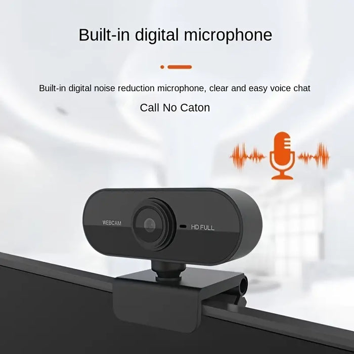 PC-Link 1080p HD Webcam with Microphone