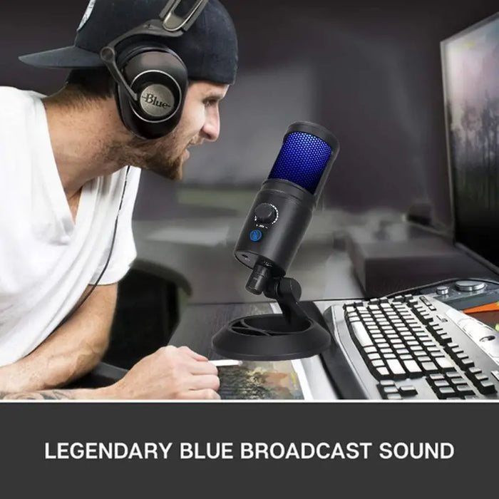 PC-Link High-Fidelity USB Microphone with RGB Lighting