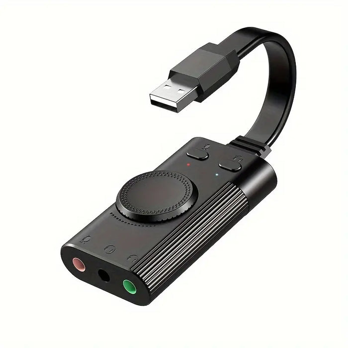 PC-Link USB Sound Card with Volume Control