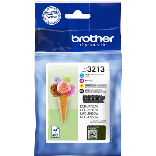 Brother Tinte LC-3213VALDR Value Pack (BK/C/M/Y)