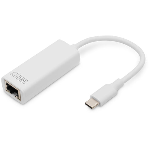 Digitus USB-C > Gigabit LAN (ST-BU) Adapter Weiß