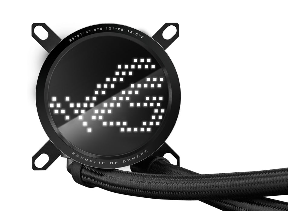 ASUS ROG Ryuo III 240 ARGB Processor Liquid cooling kit 12 cm Black