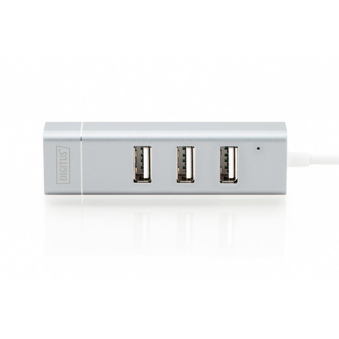 Digitus USB-C HUB 4-Port 3xUSB 2.0  1xGigabit LAN