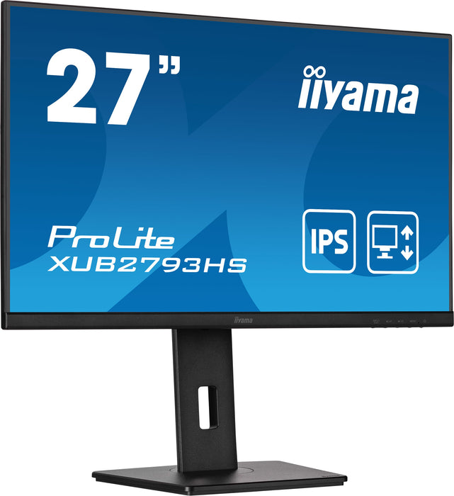 iiyama ProLite XUB2793HS-B6 LED display 68.6 cm (27") 1920 x 1080 pixels Full HD Black