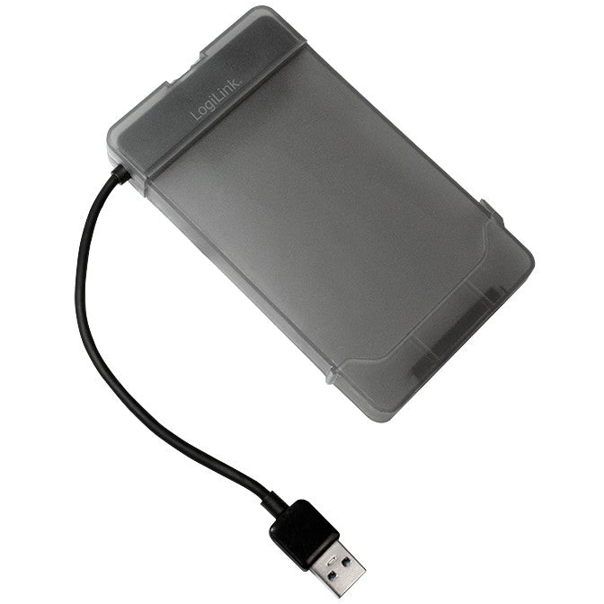 LogiLink AU0037 Speicherlaufwerksgehäuse 2.5 Zoll HDD / SSD-Gehäuse Grau