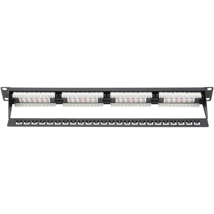 Digitus CAT6 Patchpanel 19" 1HE 24-Port Schwarz