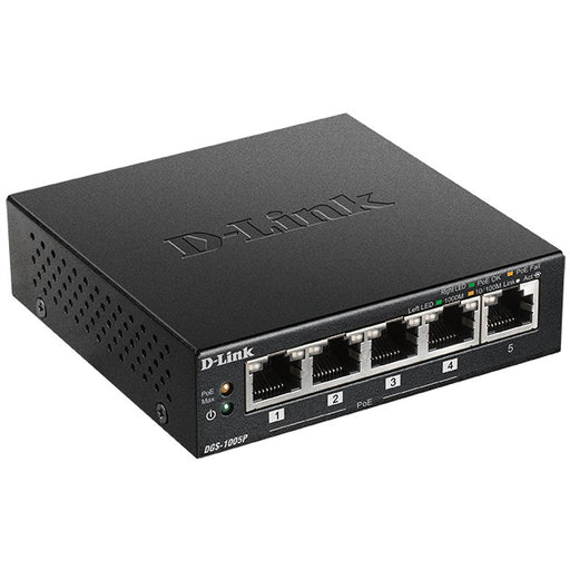 5P D-Link DGS-1005P/E POE+ 60W