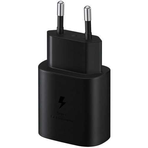 Samsung Schnellladegerät 25W Netzteil inkl. Datenkabel USB Type-C black (Retail)