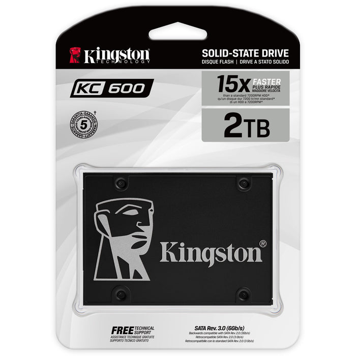 2.5" 2TB Kingston KC600