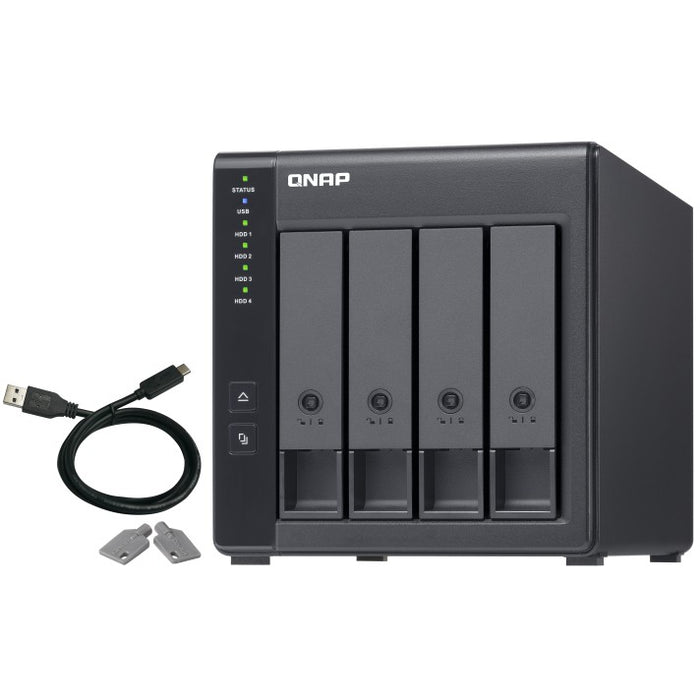 4-Bay QNAP TR-004 - 2.5/3.5 Zoll - Serial ATA II - 0