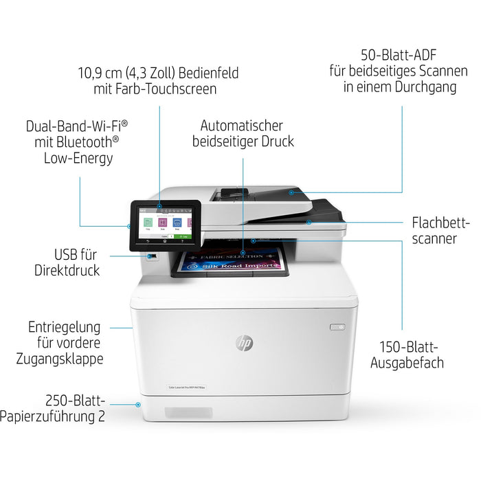 FL HP Color LaserJet Pro MFP M479dw 3in1/A4/LAN/WiFi/Duplex/ADF