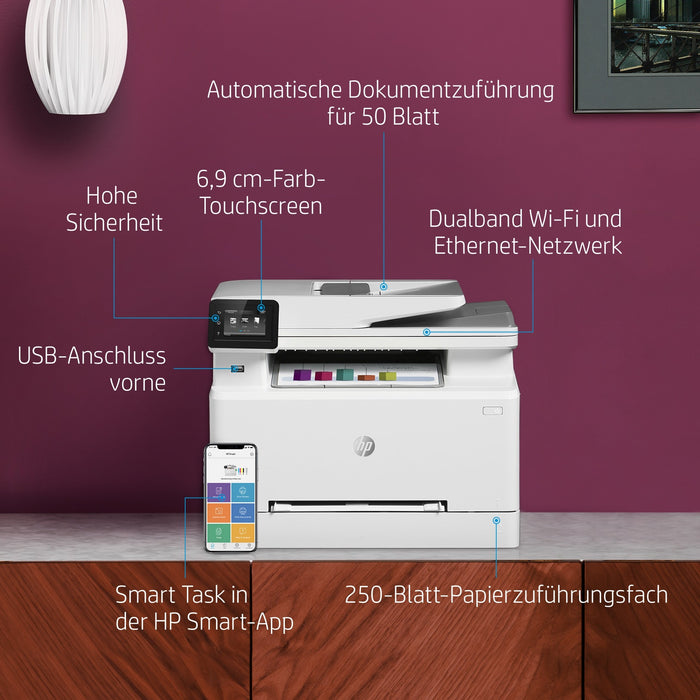 FL HP Color LaserJet Pro MFP M282nw Farblaserdrucker 3in1 A4 LAN WiFi ADF