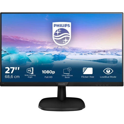 6cm/27'' (1920x1080) Philips V-line 5ms 16:9 DVI HDMI VGA LS Full HD Black