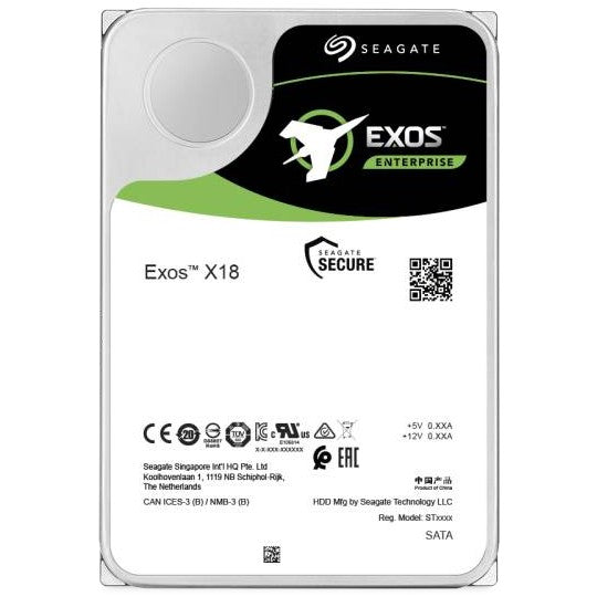 18TB Seagate EXOS X18 ST18000NM000J 7200RPM 256MB Ent.