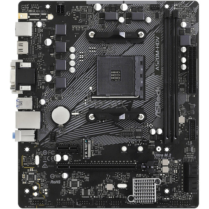 AM4 ASRock A520M-HDV mATX