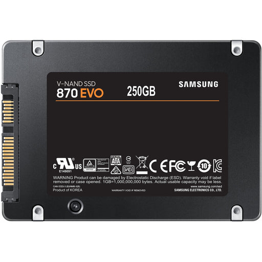 2.5" 250GB Samsung 870 EVO retail