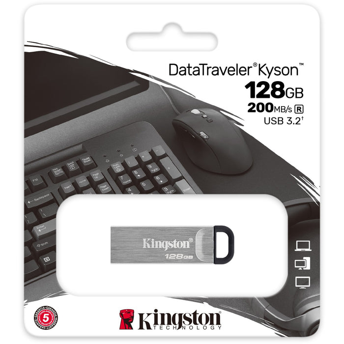 STICK 128GB USB 3.2 Kingston DataTraveler Kyson Silver