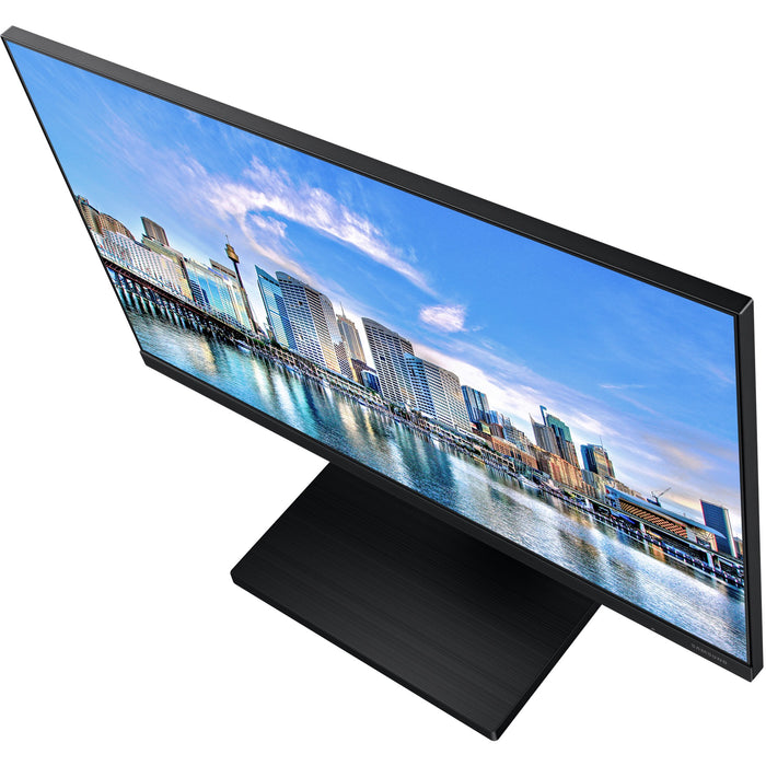 61cm/24'' (1920x1080) Samsung LF24T450FQR 16:9 5ms USB 2xHDMI DisplayPort VESA Pivot Full HD Black