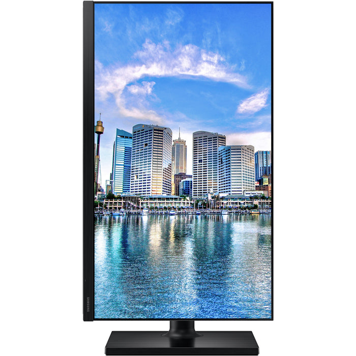 61cm/24'' (1920x1080) Samsung LF24T450FQR 16:9 5ms USB 2xHDMI DisplayPort VESA Pivot Full HD Black