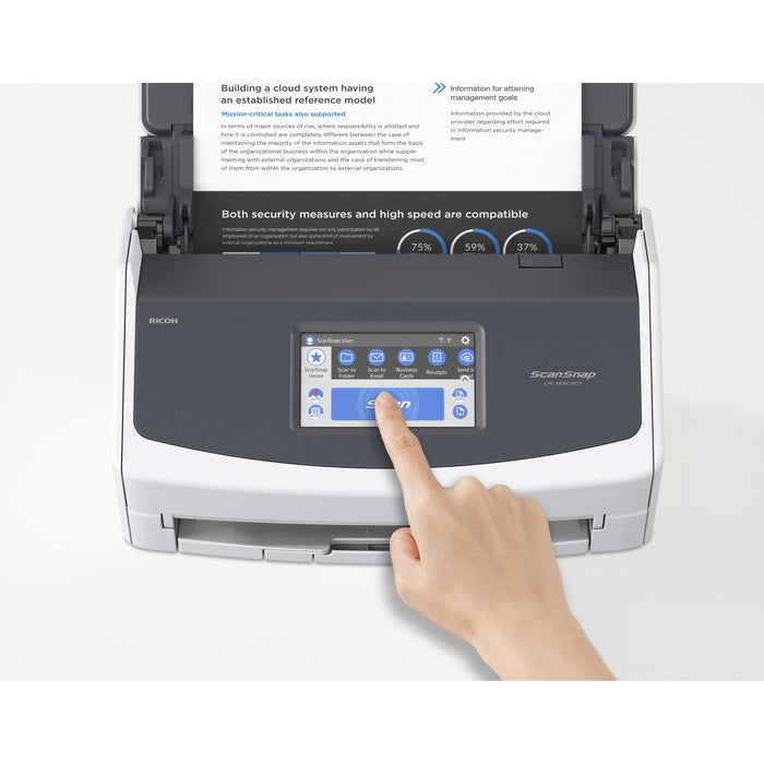 Fujitsu ScanSnap iX-1600 Dokumentenscanner 40S./Min. USB3.2 WLAN