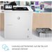 L HP LaserJet Enterprise M611dn Laserdrucker 61 S./Min. LAN Duplex