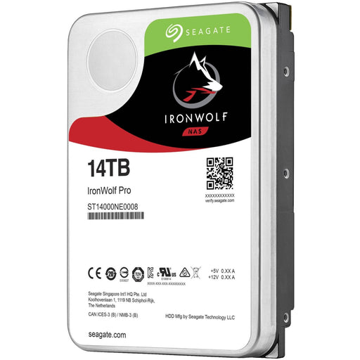 14TB Seagate IronWolf Pro ST14000NE0008 7200RPM *Bring-In-Warranty*