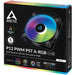 120mm Arctic P12 PWM PST A-RGB Black