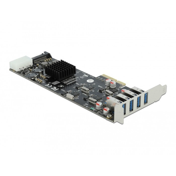 DeLock 4-Port USB 3.2 PCI Express-Karte