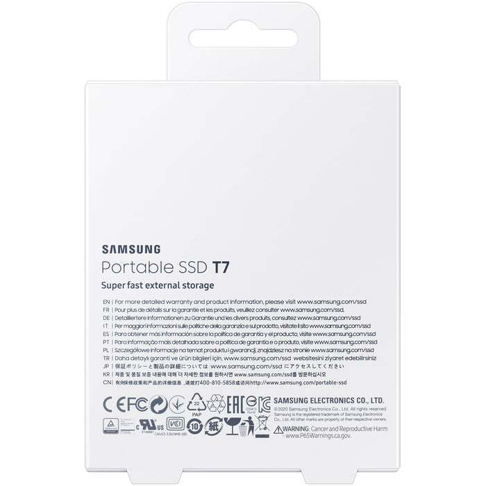 1TB Samsung Portable T7 USB 3.2 Gen2 Titan Gray retail