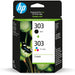 HP Tinte 303 3YM92AE Multipack Schwarz & Color (Cyan/Magenta/Gelb)