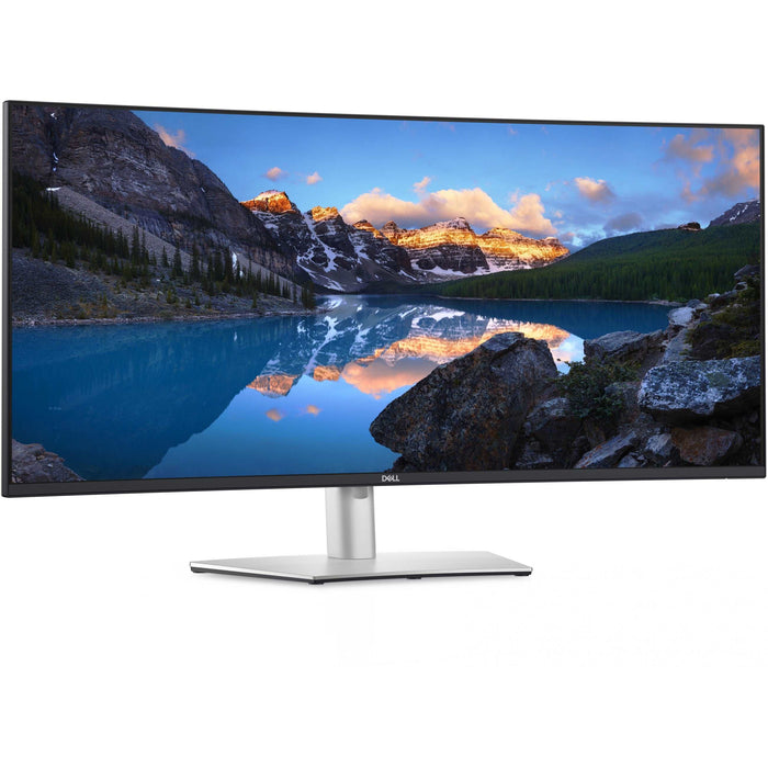 Displays - 100,8cm/39,7" (5120x2160) Dell UltraSharp U4021QW Curved 21:9 8ms 60Hz IPS 2xHDMI DisplayPort VESA Lift WUHD Silver