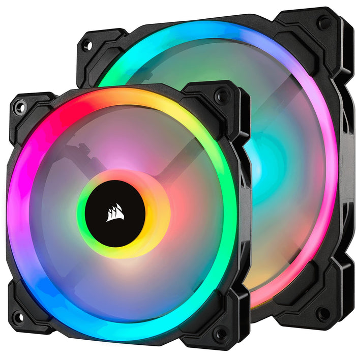 120mm Corsair LL Series LL120 RGB Gehäuselüfter Black