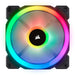 120mm Corsair LL Series LL120 RGB Gehäuselüfter Black