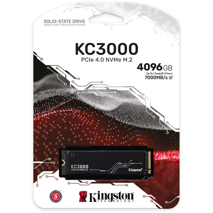 M.2 4TB Kingston KC3000 NVMe PCIe 4.0 x 4