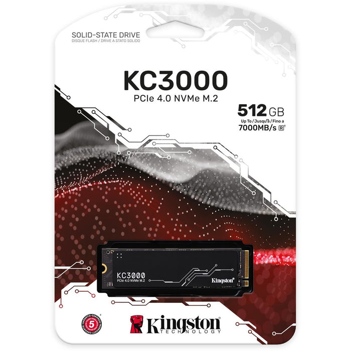 M.2 512GB Kingston KC3000 NVMe PCIe 4.0 x 4