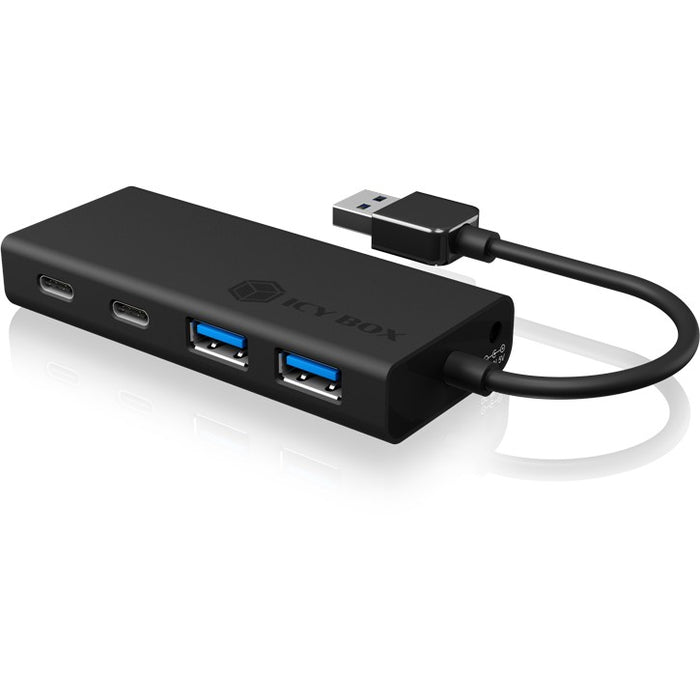 ICY BOX IB-HUB1426-U3 USB 3.0 HUB 4-Port 2xUSB-C  2xUSB 3.0