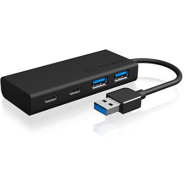 ICY BOX IB-HUB1426-U3 USB 3.0 HUB 4-Port 2xUSB-C  2xUSB 3.0