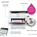 T Epson EcoTank ET-2826 Tintenstrahldrucker 3in1 A4 WLAN WiFi Weiss