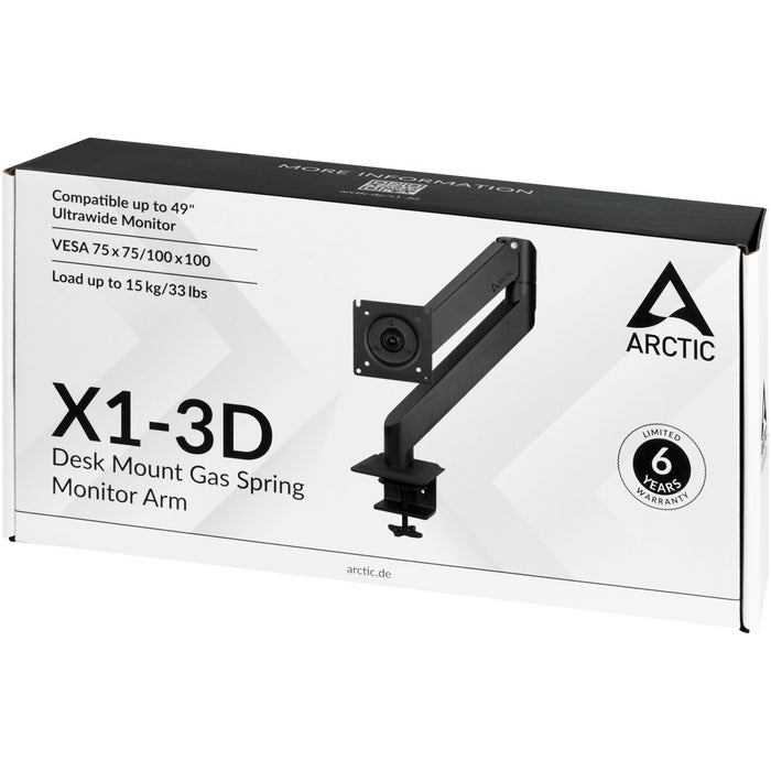 ARCTIC X1-3D Tischhalterung für 1 Monitor bis 109