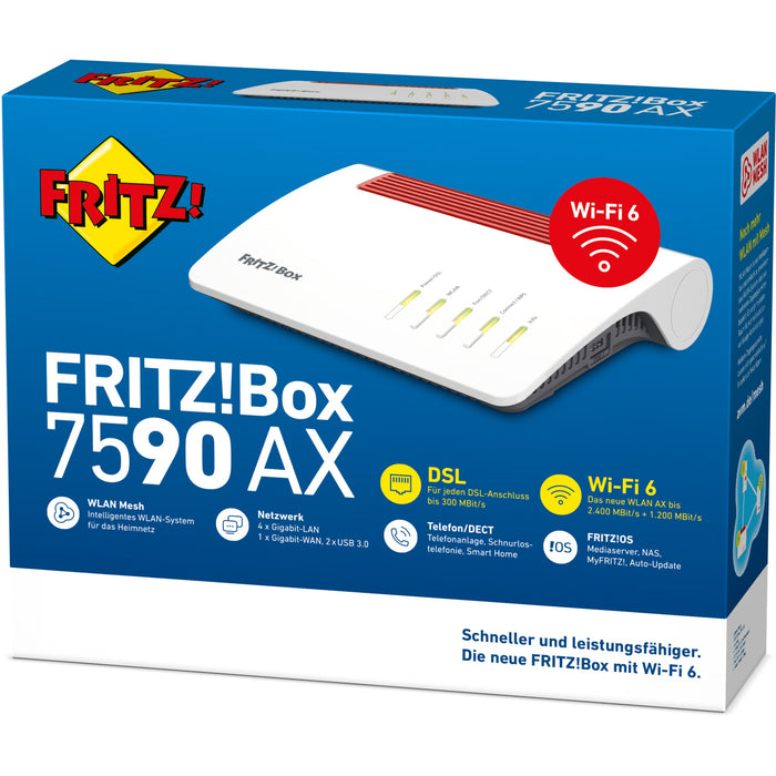 AVM Fritz!Box 7590 AX Wifi-6 ohne S0