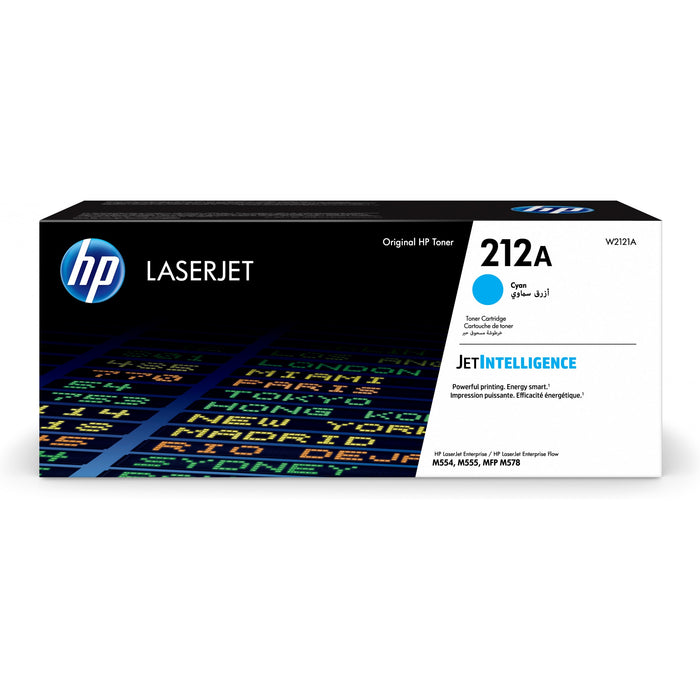 HP Toner 212A W2121A Cyan bis zu 4.500 Seiten