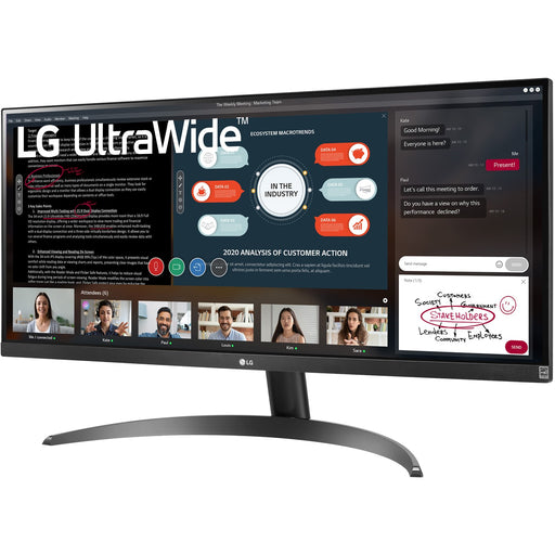 73cm/29'' (2560x1080) LG 29WP500-B 21:9 5ms IPS 2xHDMI VESA UWFHD Black