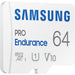 CARD 64GB Samsung PRO Endurance microSDXC 100MB/s +Adapter