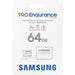 CARD 64GB Samsung PRO Endurance microSDXC 100MB/s +Adapter