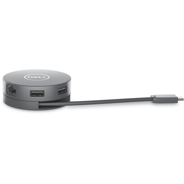 D Dell DA305 Mobile Adapter Dockingstation 2xUSB3.1/HDMI/VGA/DisplayPort/USB-C/Ethernet passiv Grey